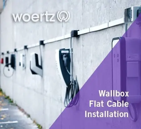 Woertz Wallbox Flat Cable Installation